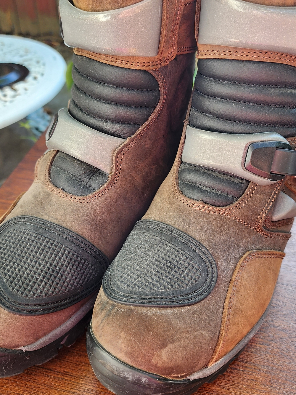 Forma Adventure Low Dry Brown Leather Waterproof Motorcycle Riding Boots EUR 42